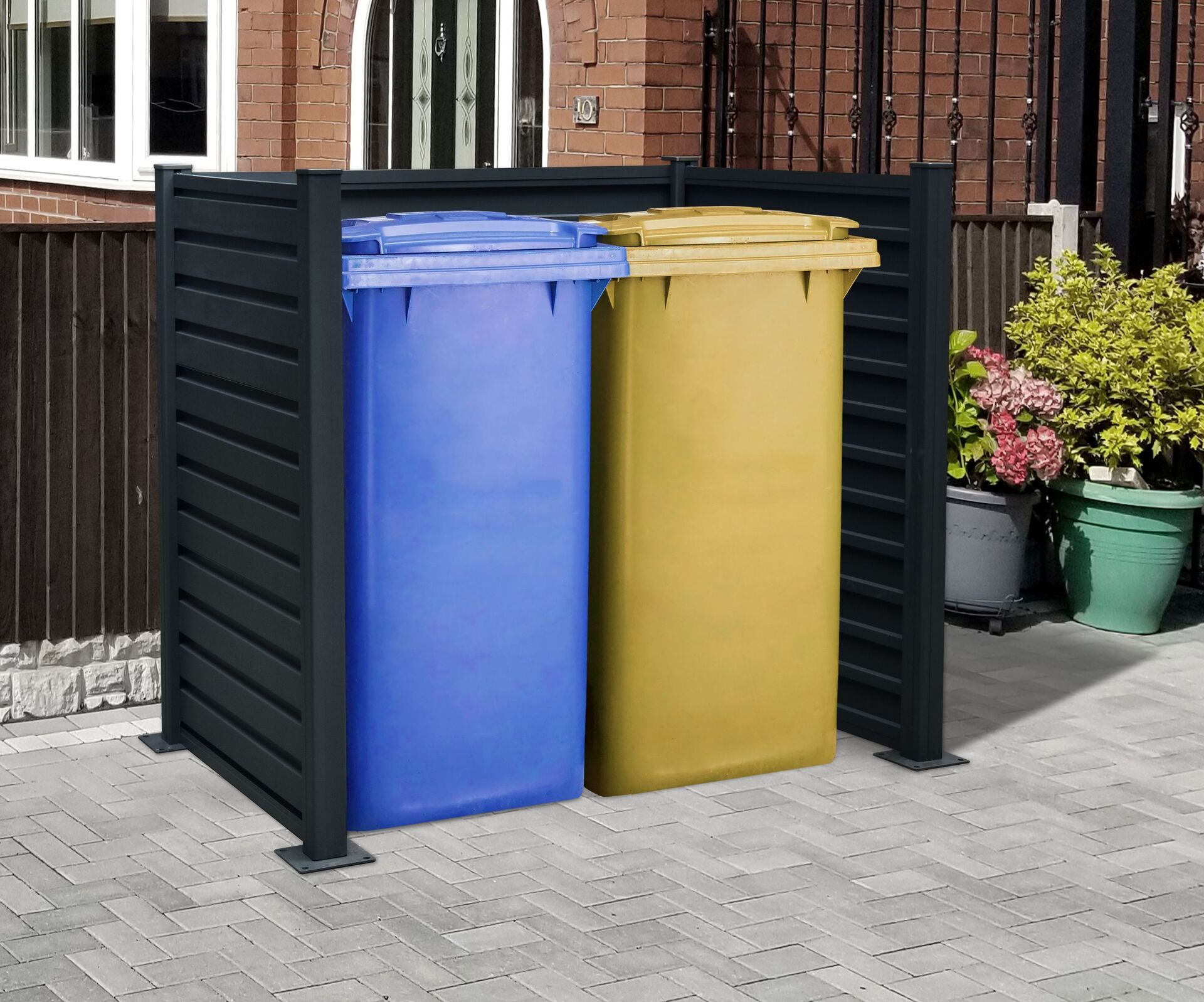 Mülleimereinfassung