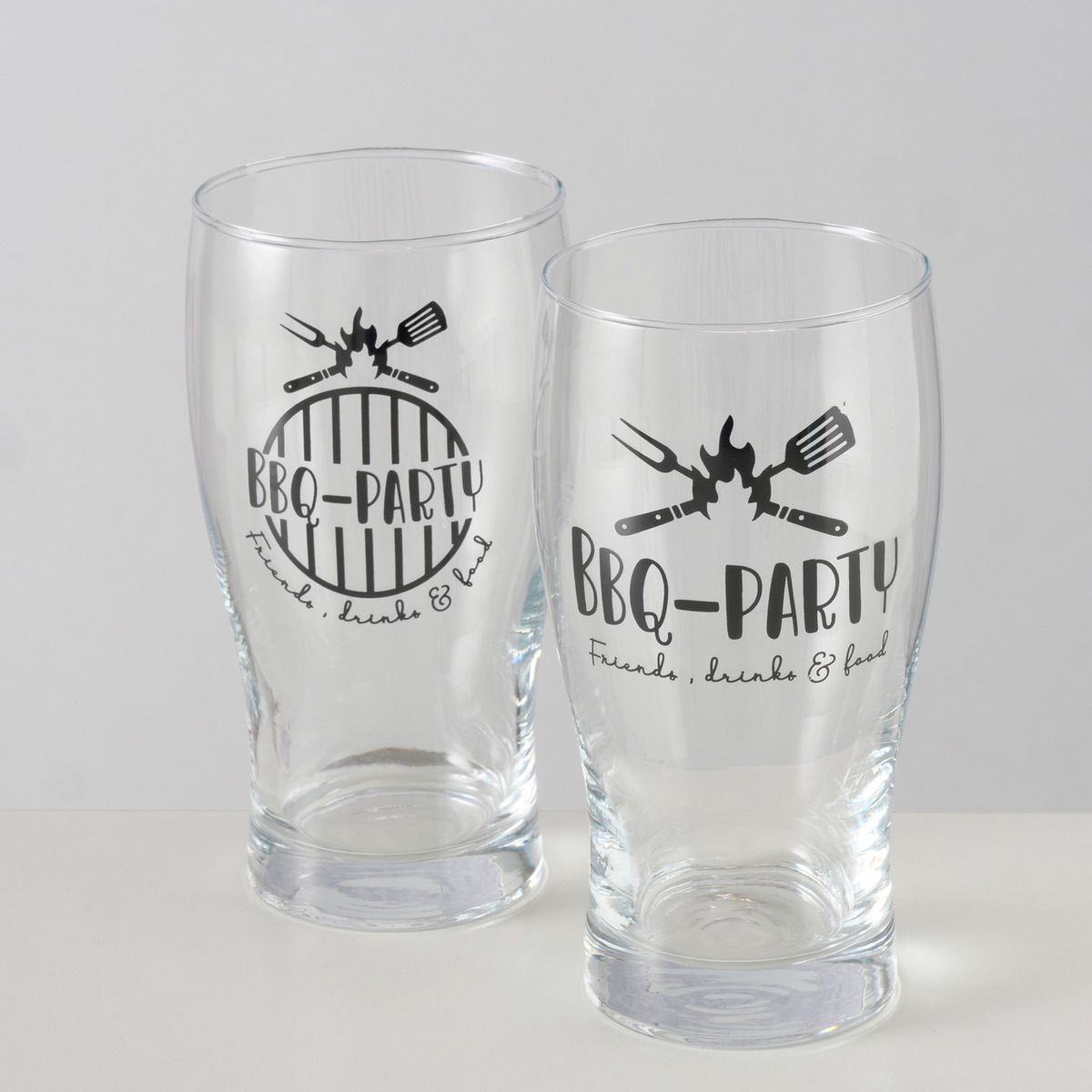 Bierglas BBQ, 2-fach sortiert bei leitermann.de günstig kaufen Bierglas BBQ, 2-fach sortiert