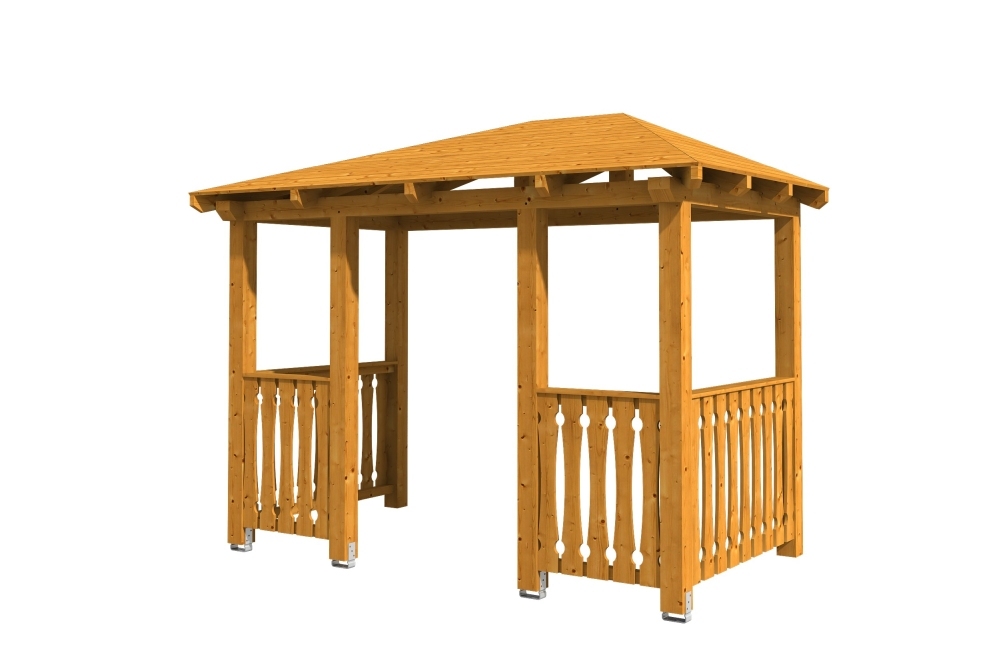 Vordach Wismar 8 Walmdach