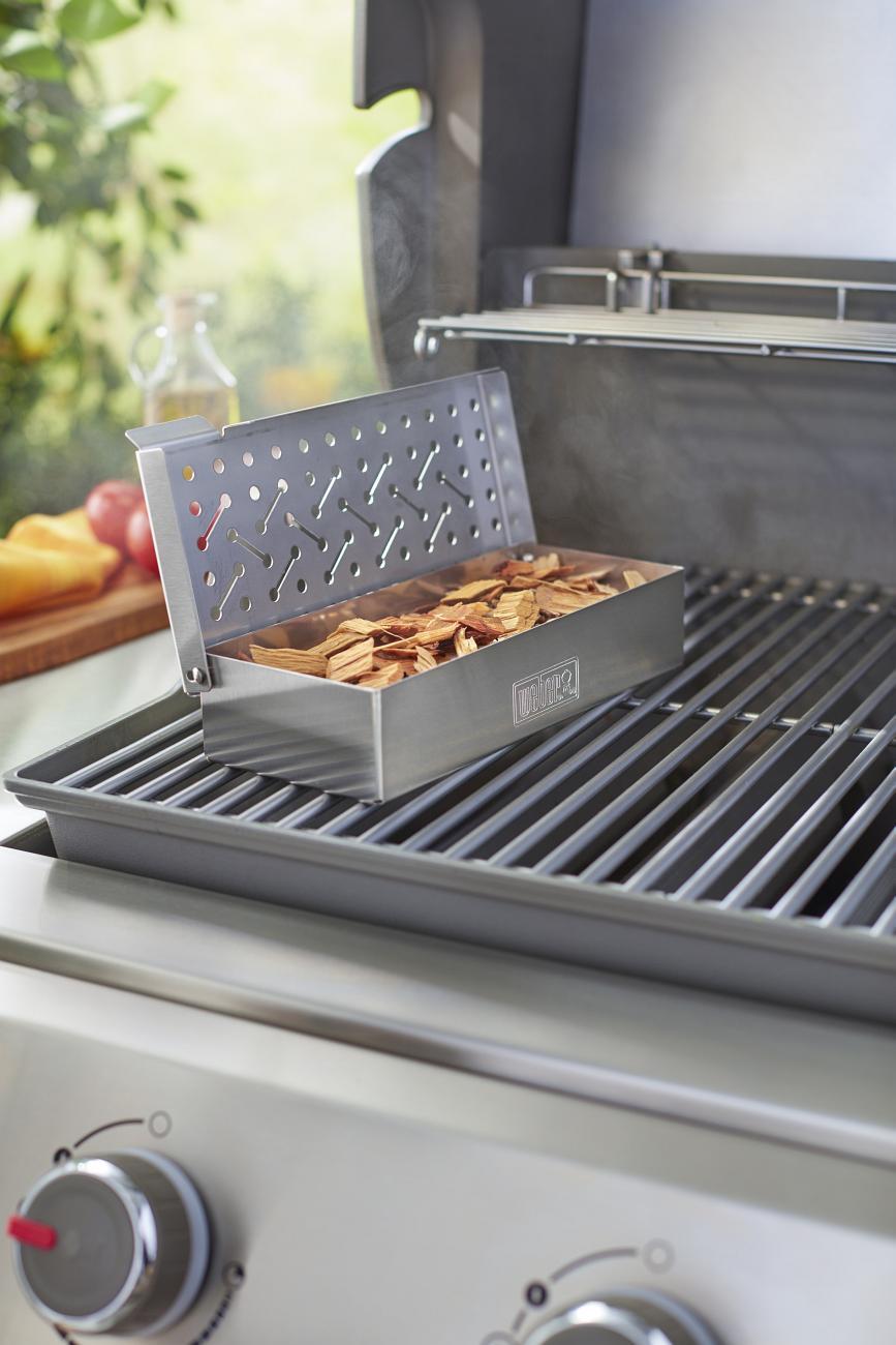 Raeucherbox Universal Edelstahl, Gasgrills Ab Q 200 bei leitermann.de günstig kaufen Raeucherbox Universal Edelstahl, Gasgrills Ab Q 200