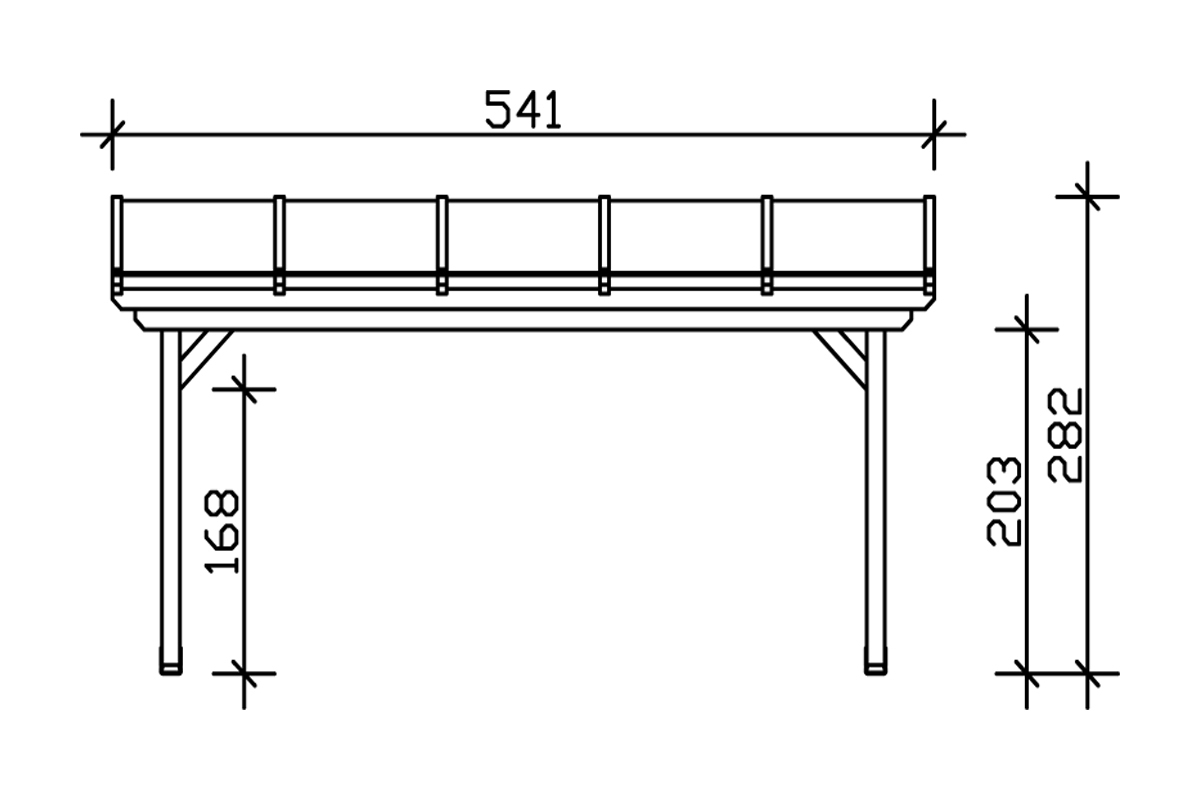Terrassenüberdachung Ancona
