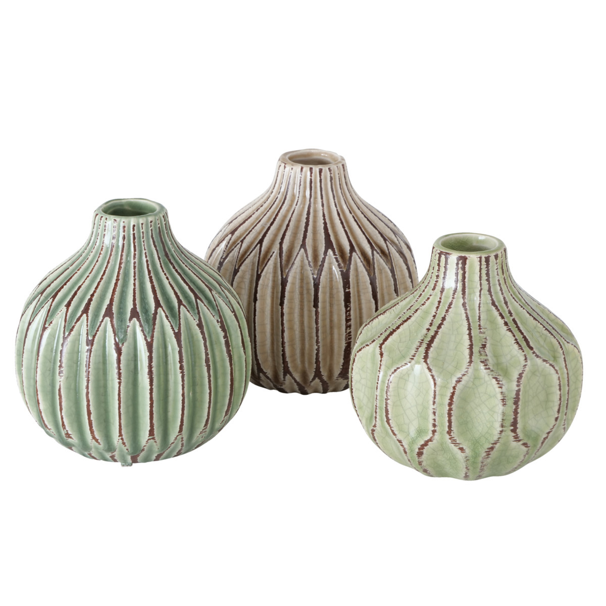 Vase Lenja, 3-fach sortiert bei leitermann.de günstig kaufen Vase Lenja, 3-fach sortiert