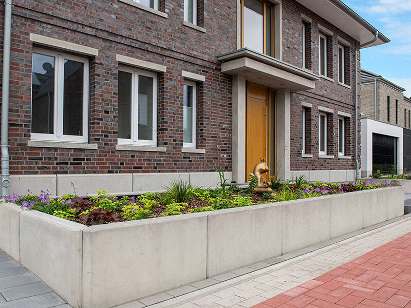 L-Stein bewehrt, 12cm, grau