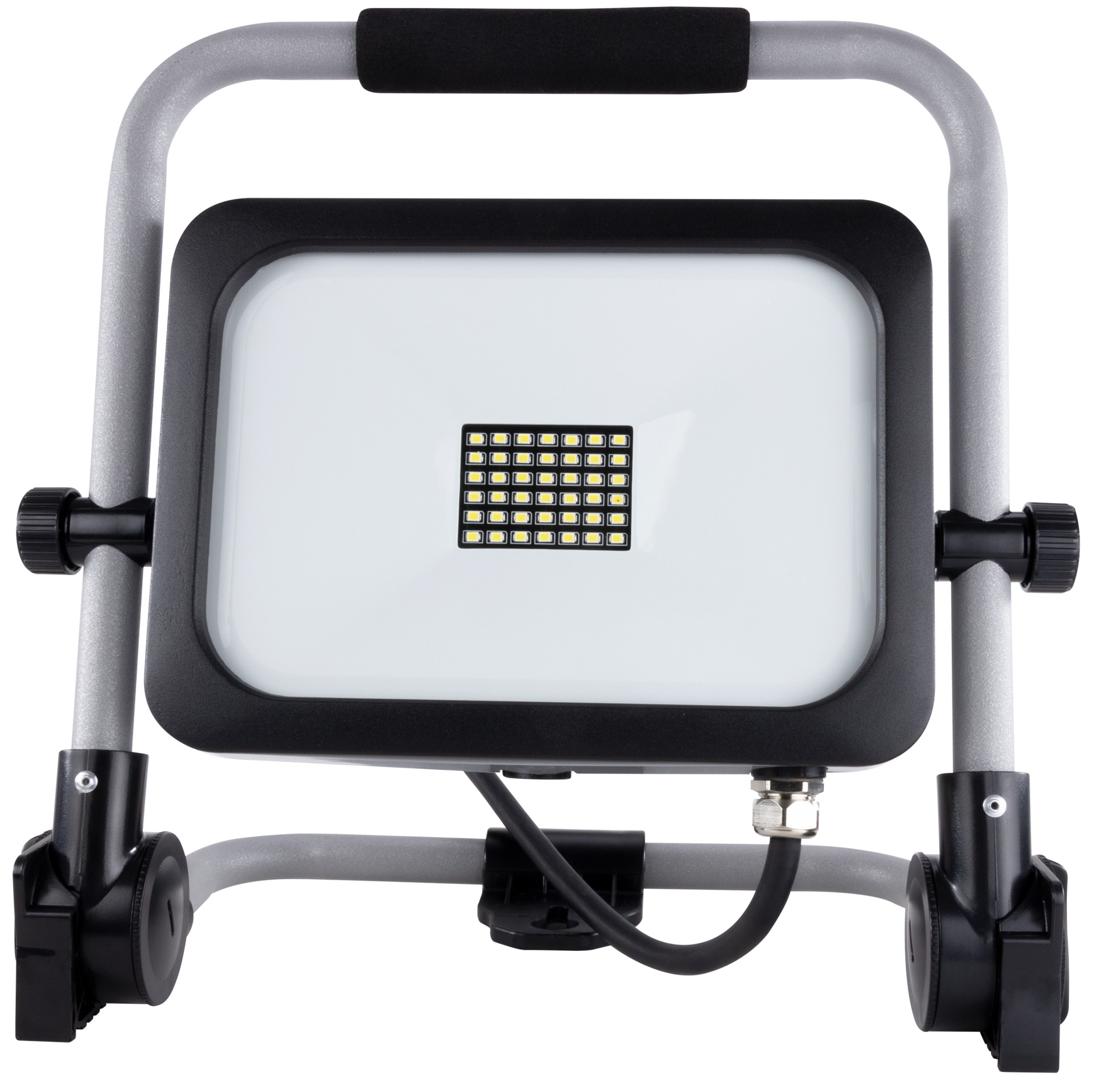 LED Arbeitsleuchte - | mit LEITERMANN Bright Akku 30W - Leistung: | anthrazit/silber Leitermann Ständer Farbe