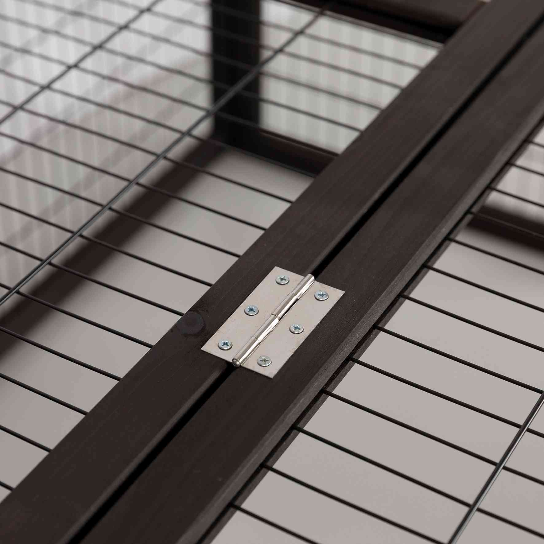 Freilaufgehege mit Abdeckung bei leitermann.de günstig kaufen Freilaufgehege mit Abdeckung