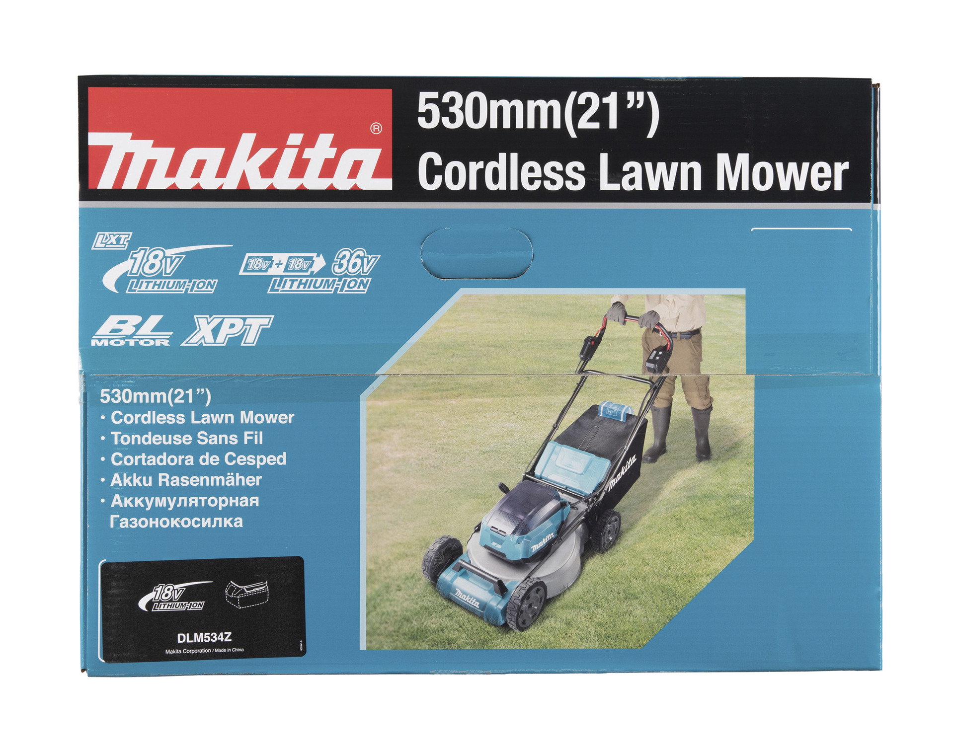 Akku-Rasenmäher DLM534Z, 2x18V bei leitermann.de günstig kaufen Akku-Rasenmäher DLM534Z, 2x18V