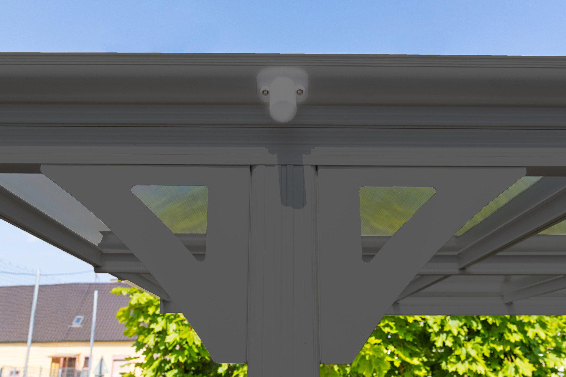 Carport Rundbogen anthrazit