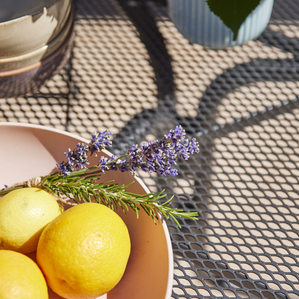 Elda Tisch, matt-anthrazit