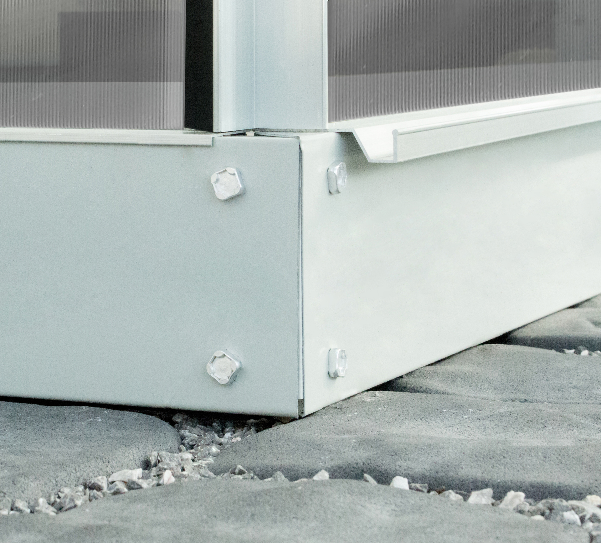 Fundament für Gewächshaus Venus/Apollo