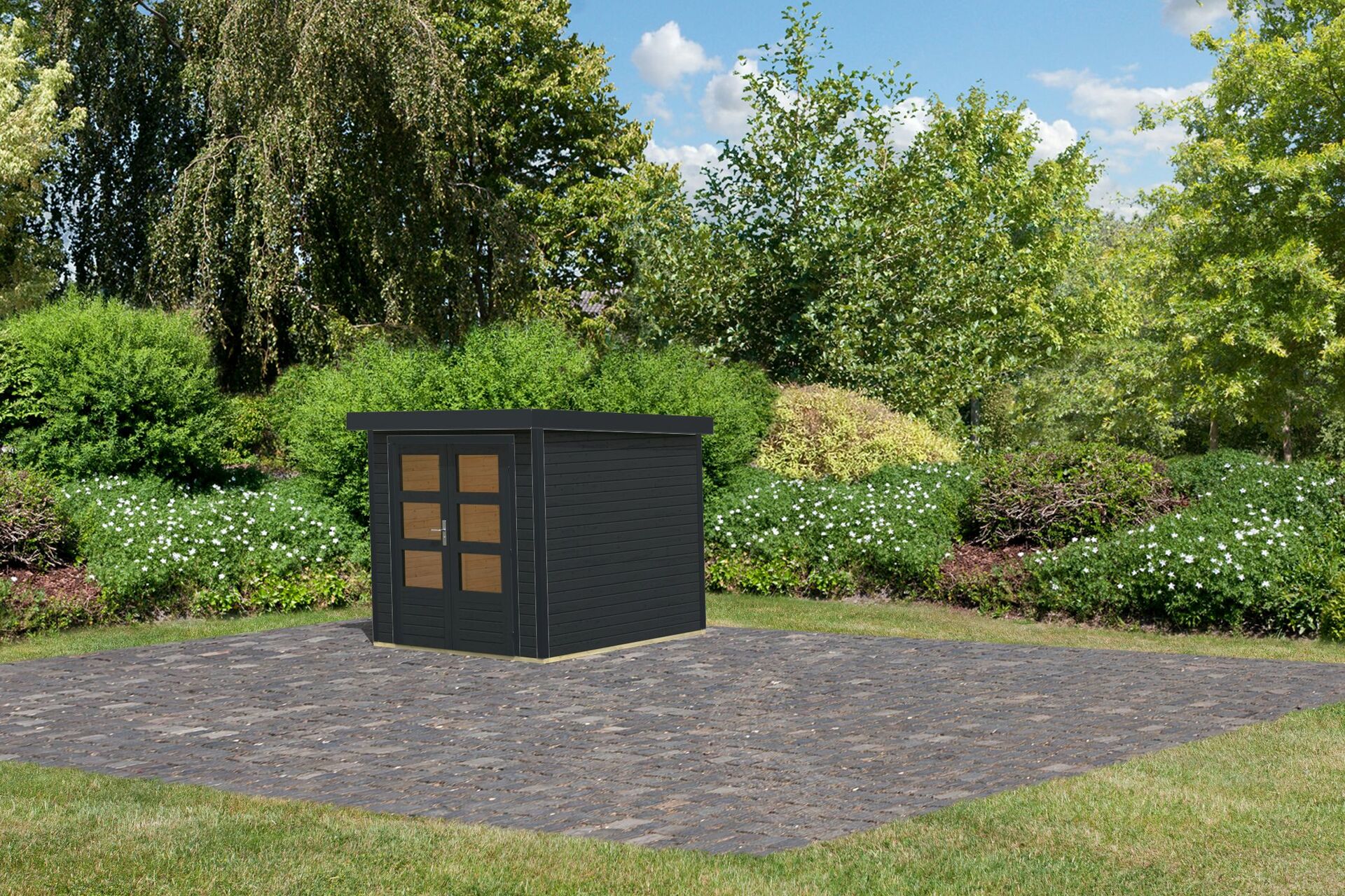 Gartenhaus Osterby C bei leitermann.de günstig kaufen Gartenhaus Osterby C