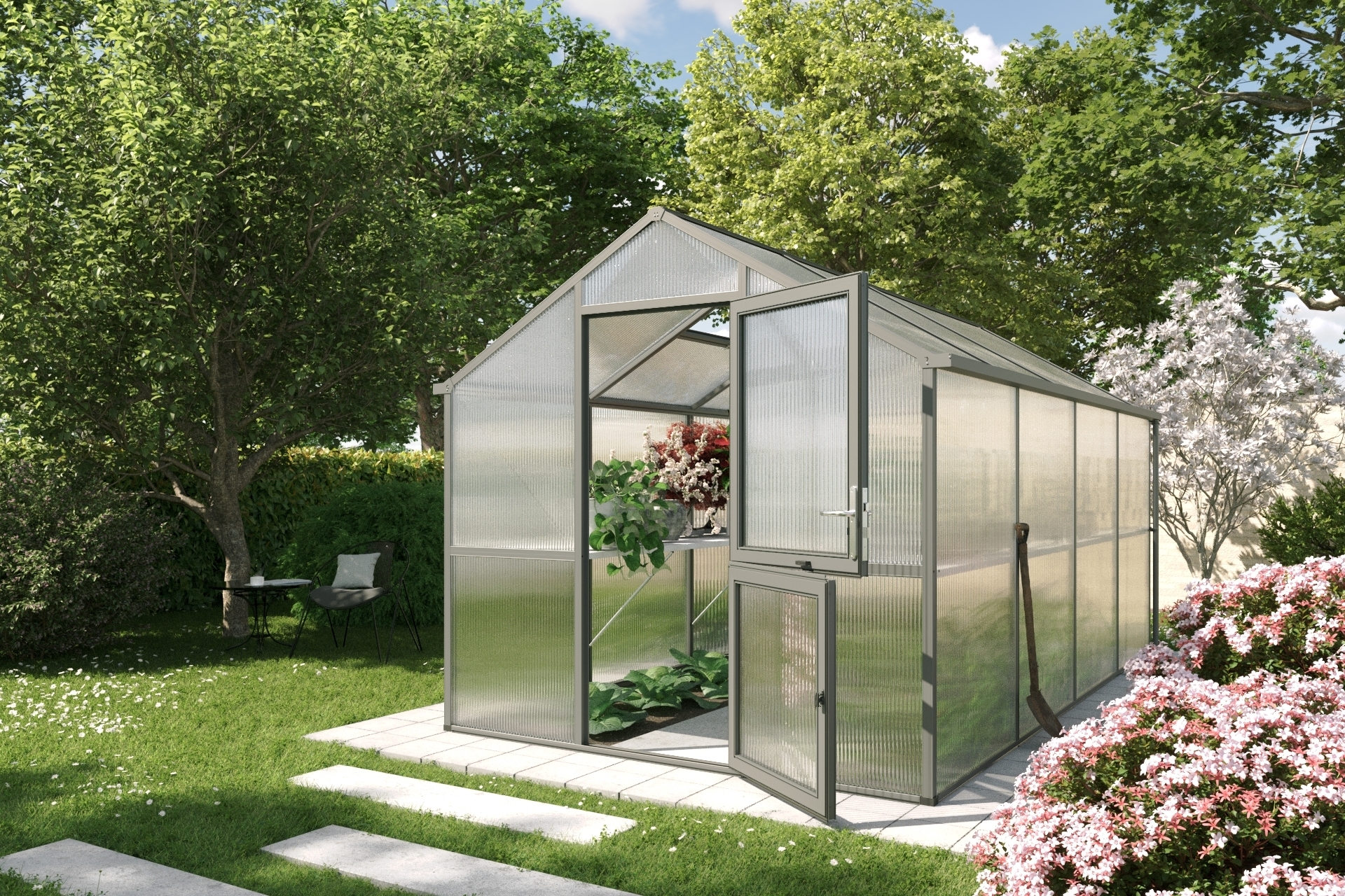 Gewächshaus Iris bei leitermann.de günstig kaufen Gewächshaus Iris