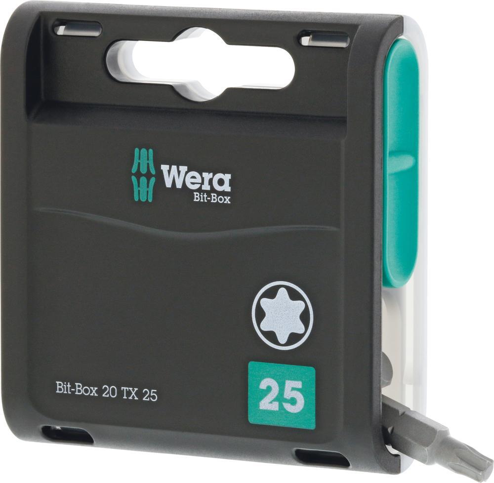 Wera Bit-Box 20H mit 20Stück Bits T25x25mm