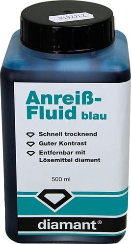 Anreiß-Fluid 500ml blau DIAMANT