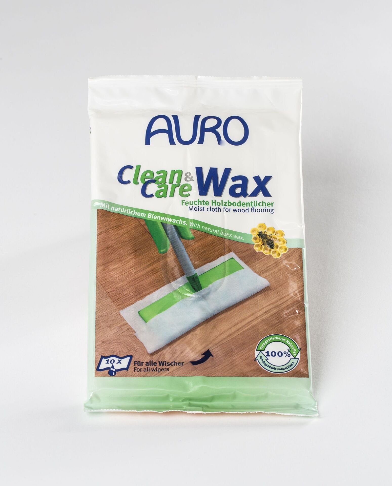 Clean & Care Wax - Feuchte Holzbodentücher