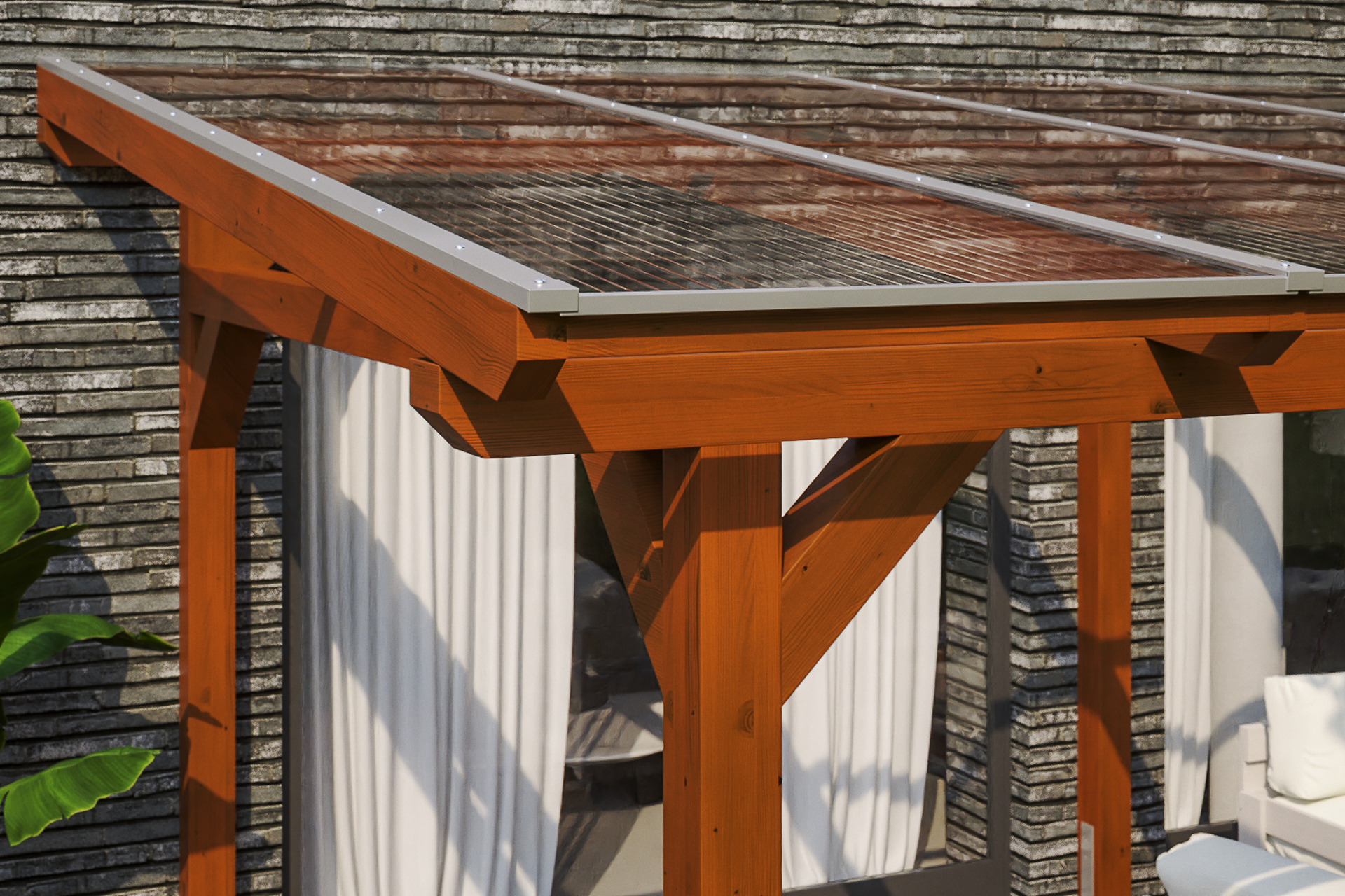 Terrassenüberdachung Siena bei leitermann.de günstig kaufen Terrassenüberdachung Siena