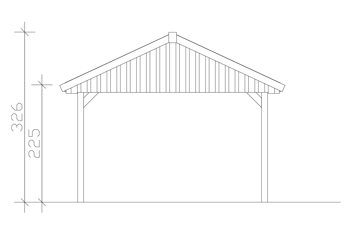 Carport Wallgau bei leitermann.de günstig kaufen Carport Wallgau