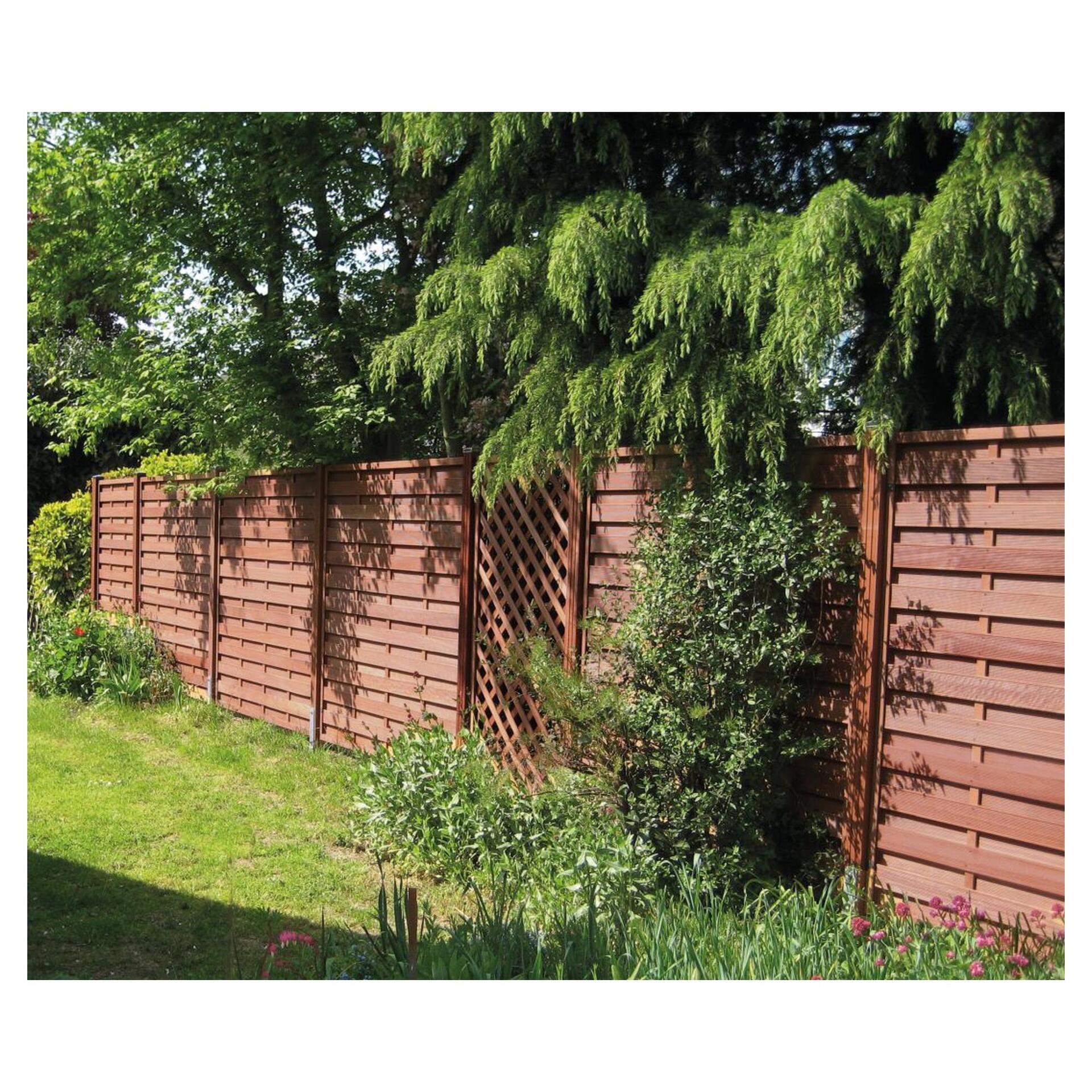 FORTIS-Dichtzaun, Keruing 180x180 cm bei leitermann.de günstig kaufen FORTIS-Dichtzaun, Keruing 180x180 cm