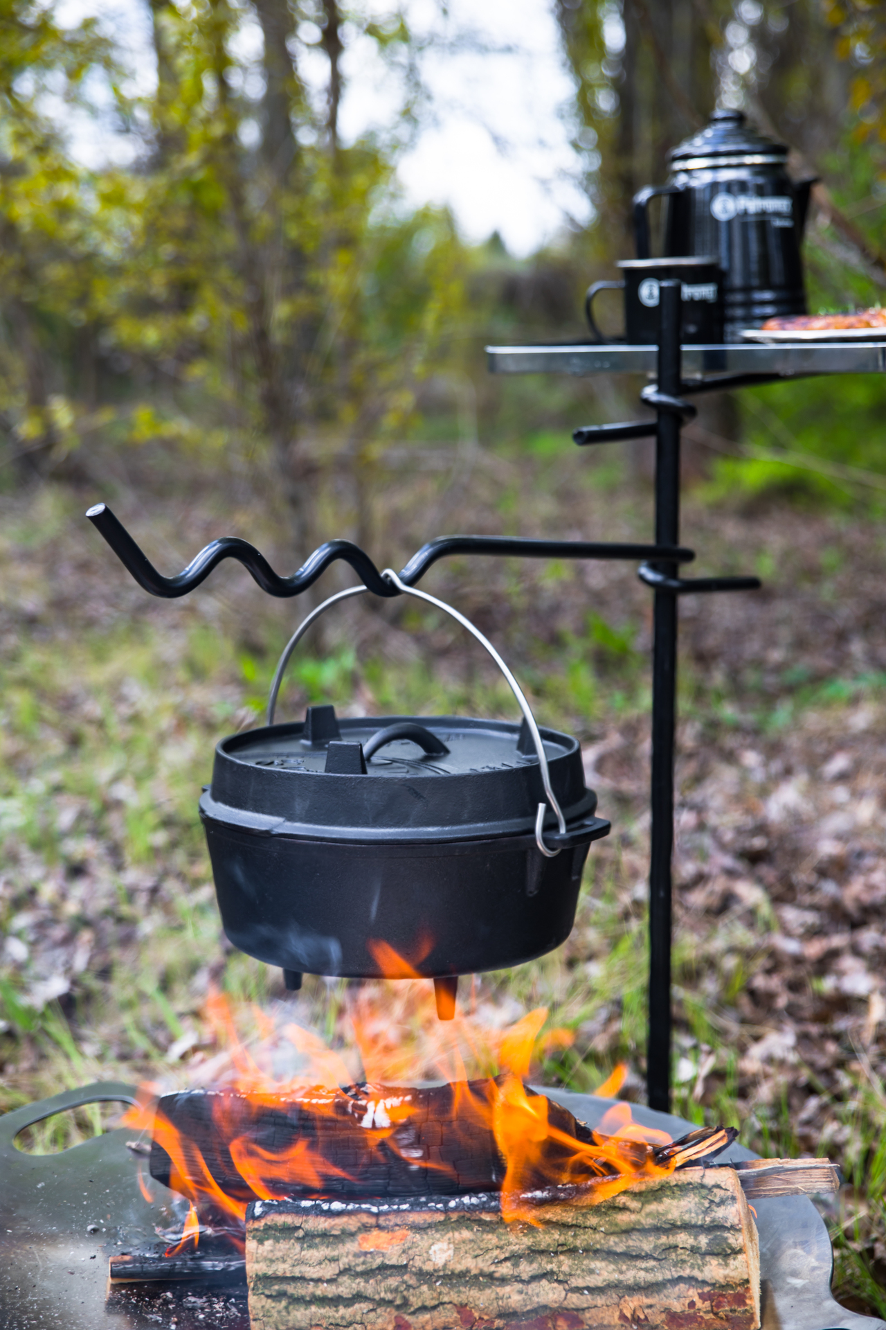 Feuertopf Dutch Oven mit Füßen ft4.5