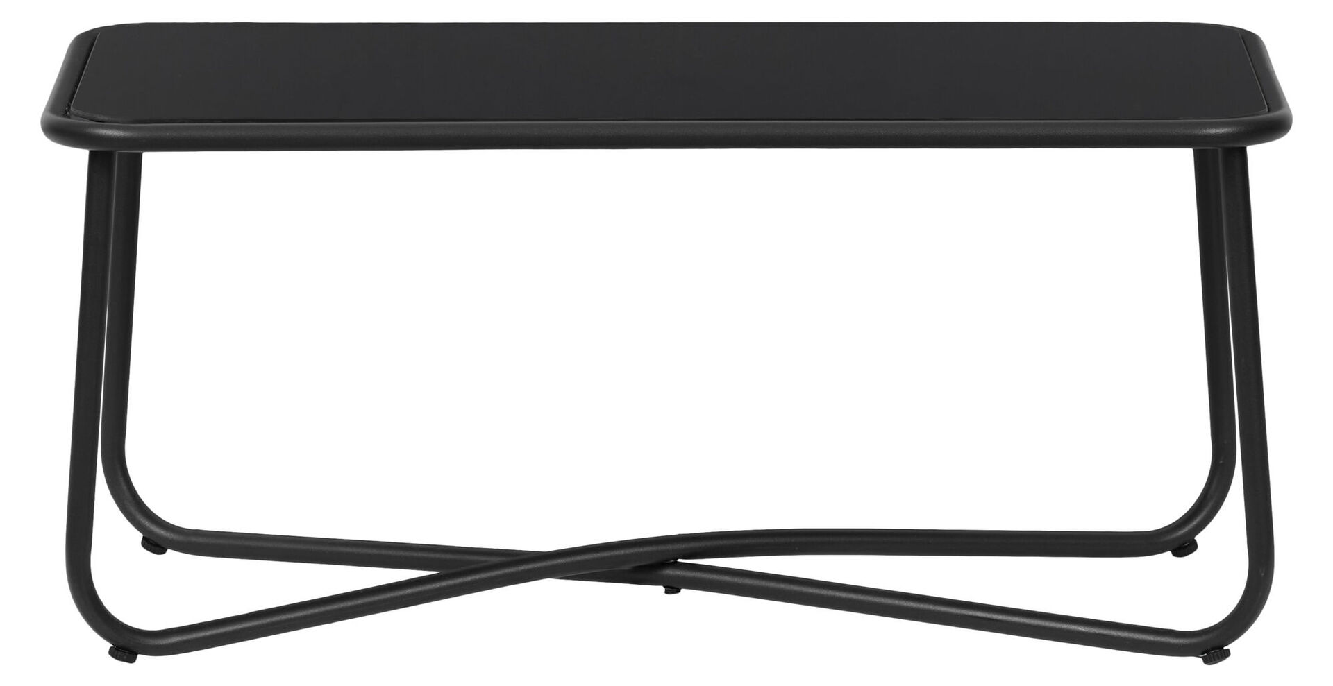 Lounge-Set 4-teilig, schwarz, Metall bei leitermann.de günstig kaufen Lounge-Set 4-teilig, schwarz, Metall