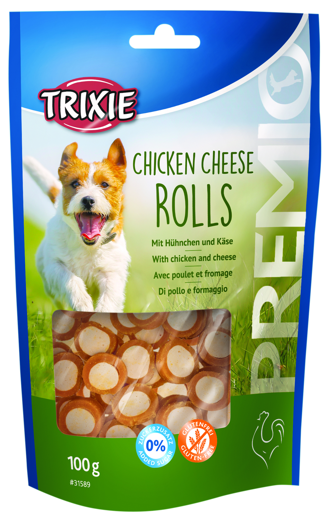 TRIXIE PREMIO Chicken Cheese Rolls