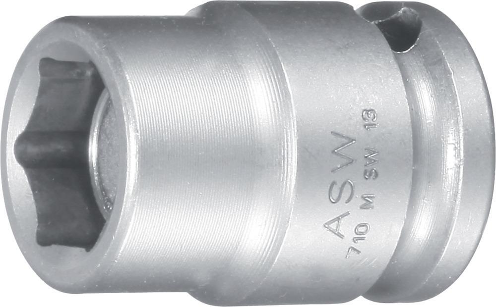 Kraft- Steckschlüsseleinsatz mit Magnet 3/8″ 13mm ASW