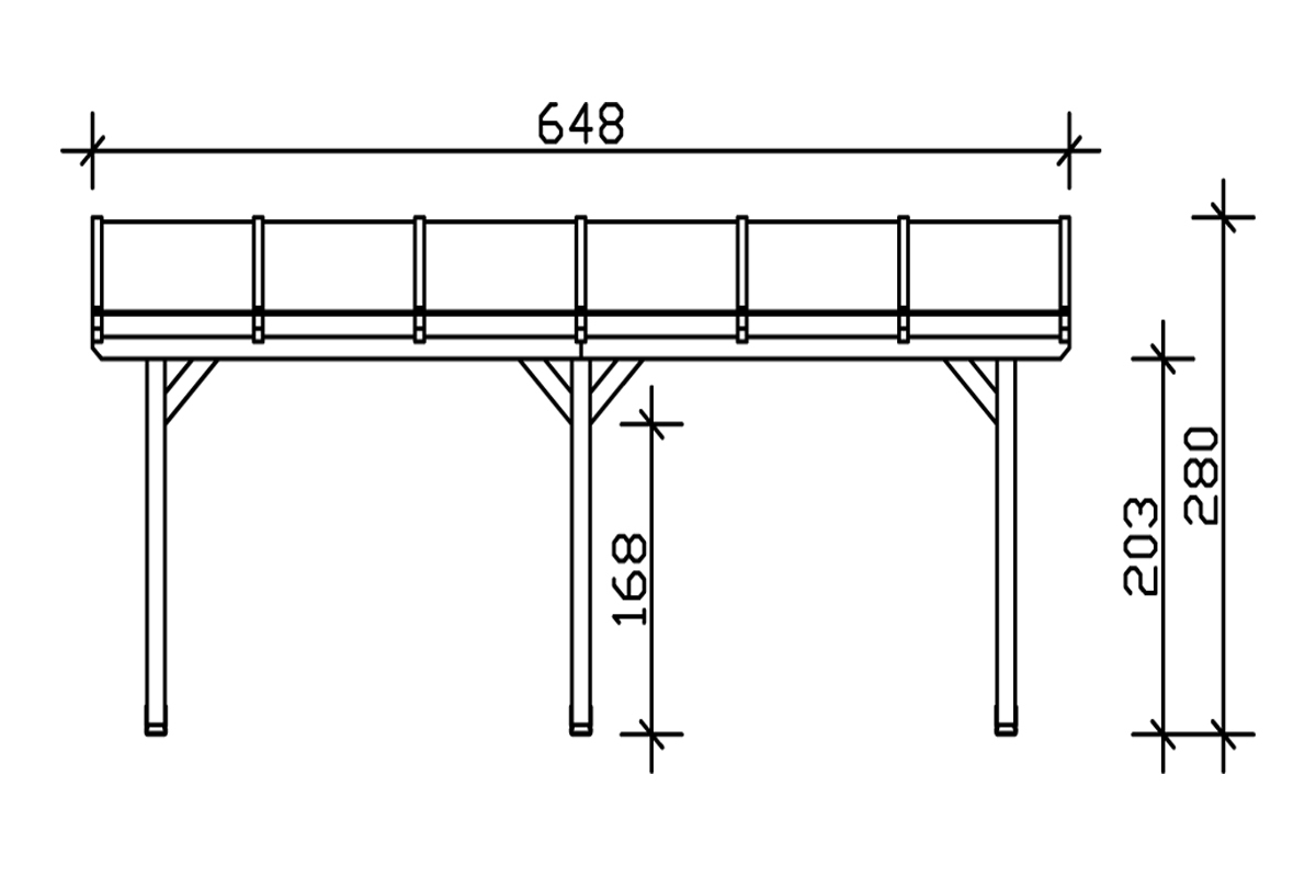 Terrassenüberdachung Andria