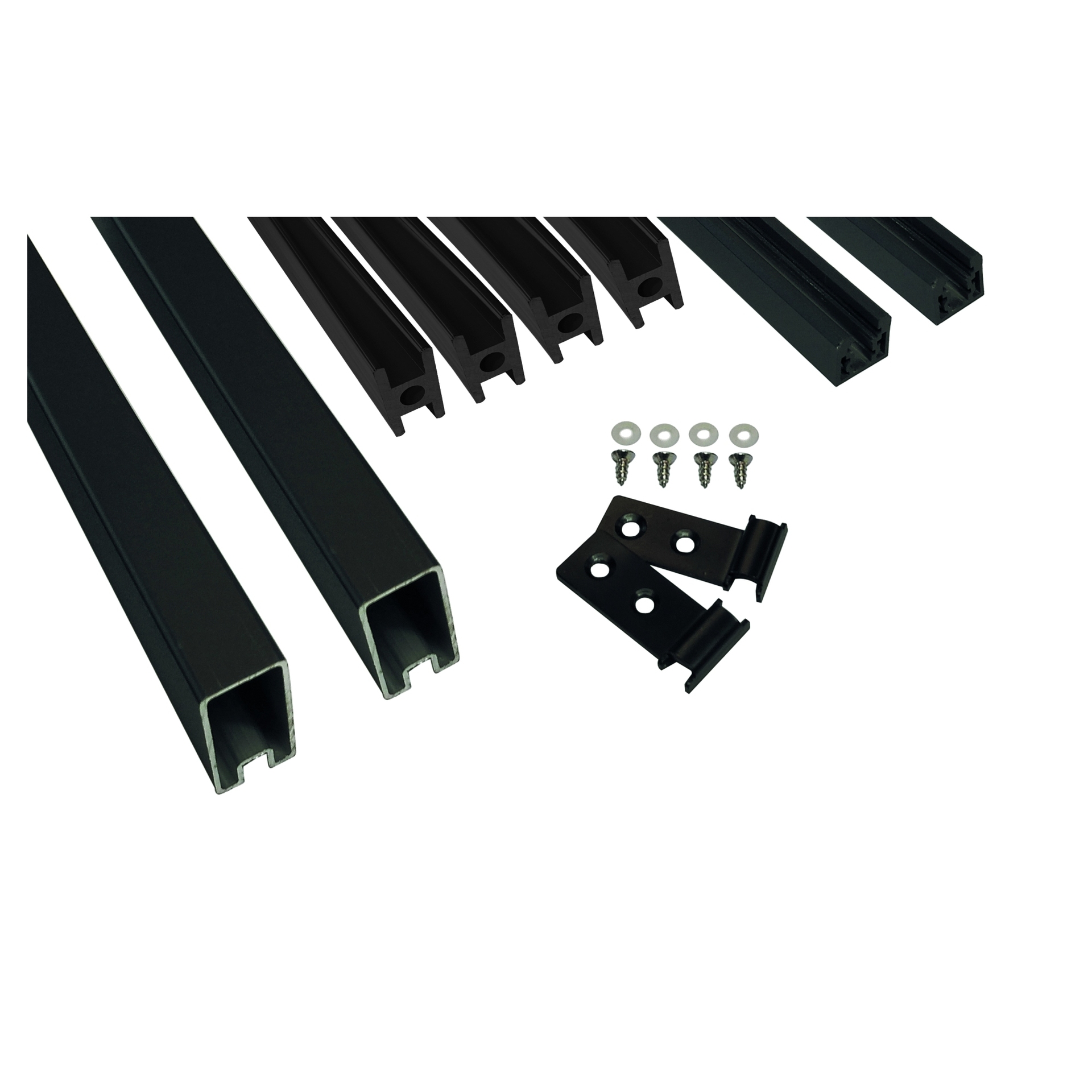 FARÖ-Serie HPL-Steckzaunsystem Start-,Mittel- & Abschlussleisten