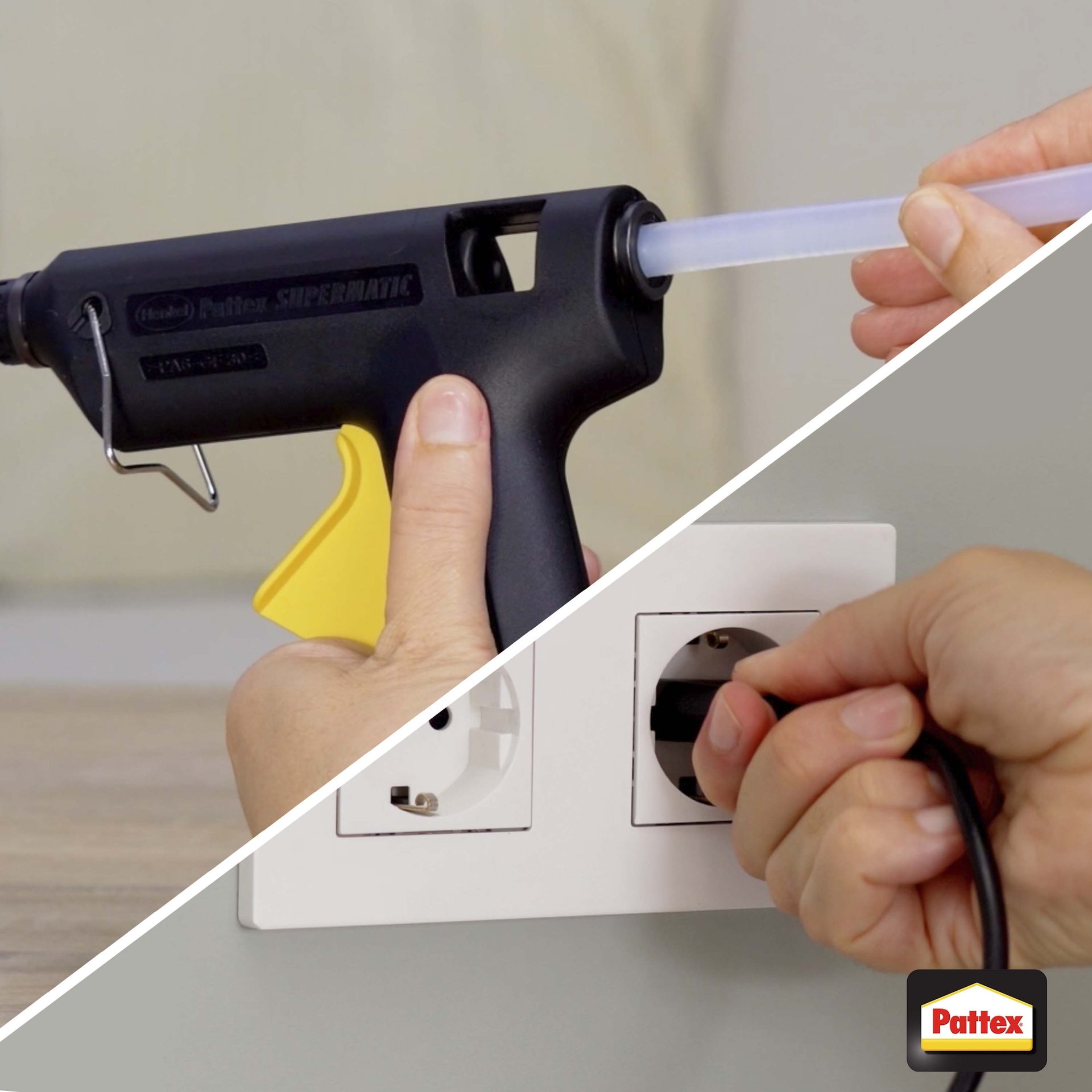 Pattex hot Patronen transparent hochfest 500g bei leitermann.de günstig kaufen Pattex hot Patronen transparent hochfest 500g