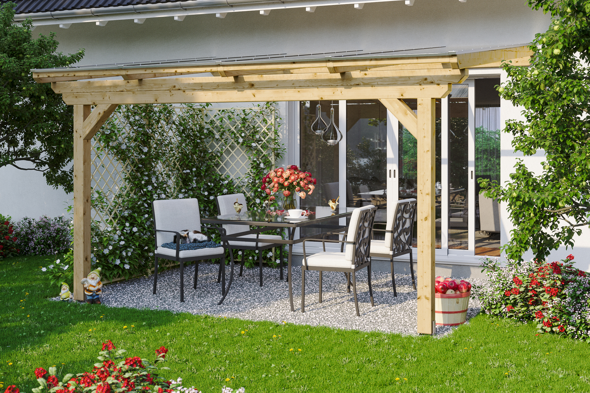 Terrassenüberdachung Ancona bei leitermann.de günstig kaufen Terrassenüberdachung Ancona