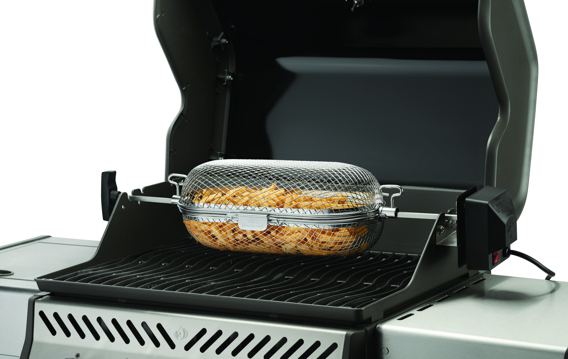 Rotisserie Grillkorb Edelstahl