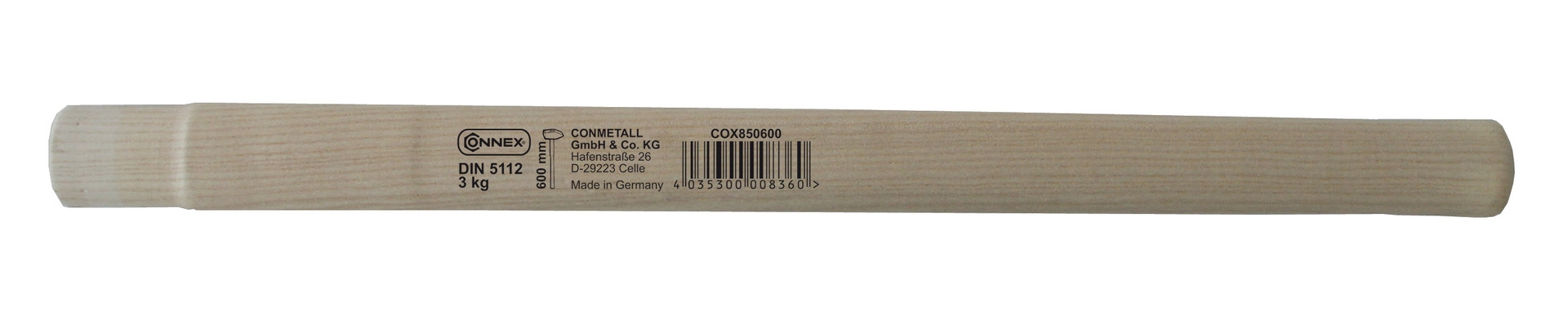 Conmetall Meister GmbH Vorschlaghammerstiel für 3kg 600mm E