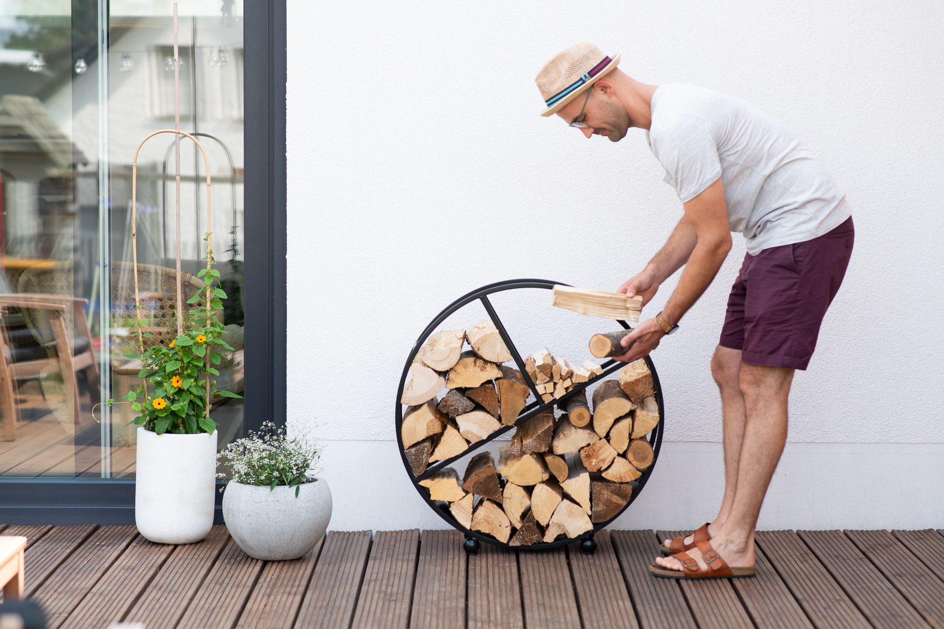 Kaminholzregal Osiris bei leitermann.de günstig kaufen Kaminholzregal Osiris