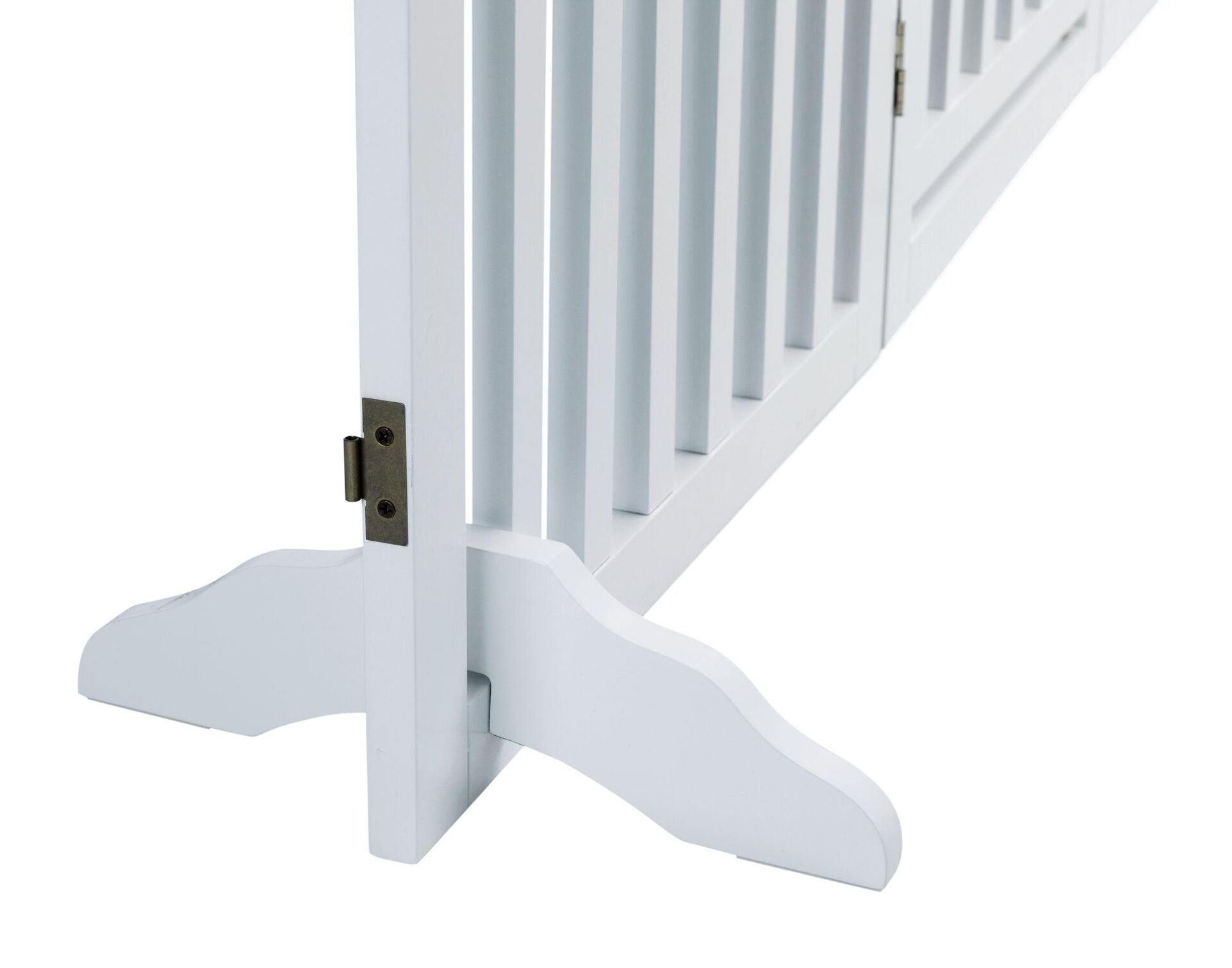 Hunde-Absperrgitter mit Tür, 4-teilig