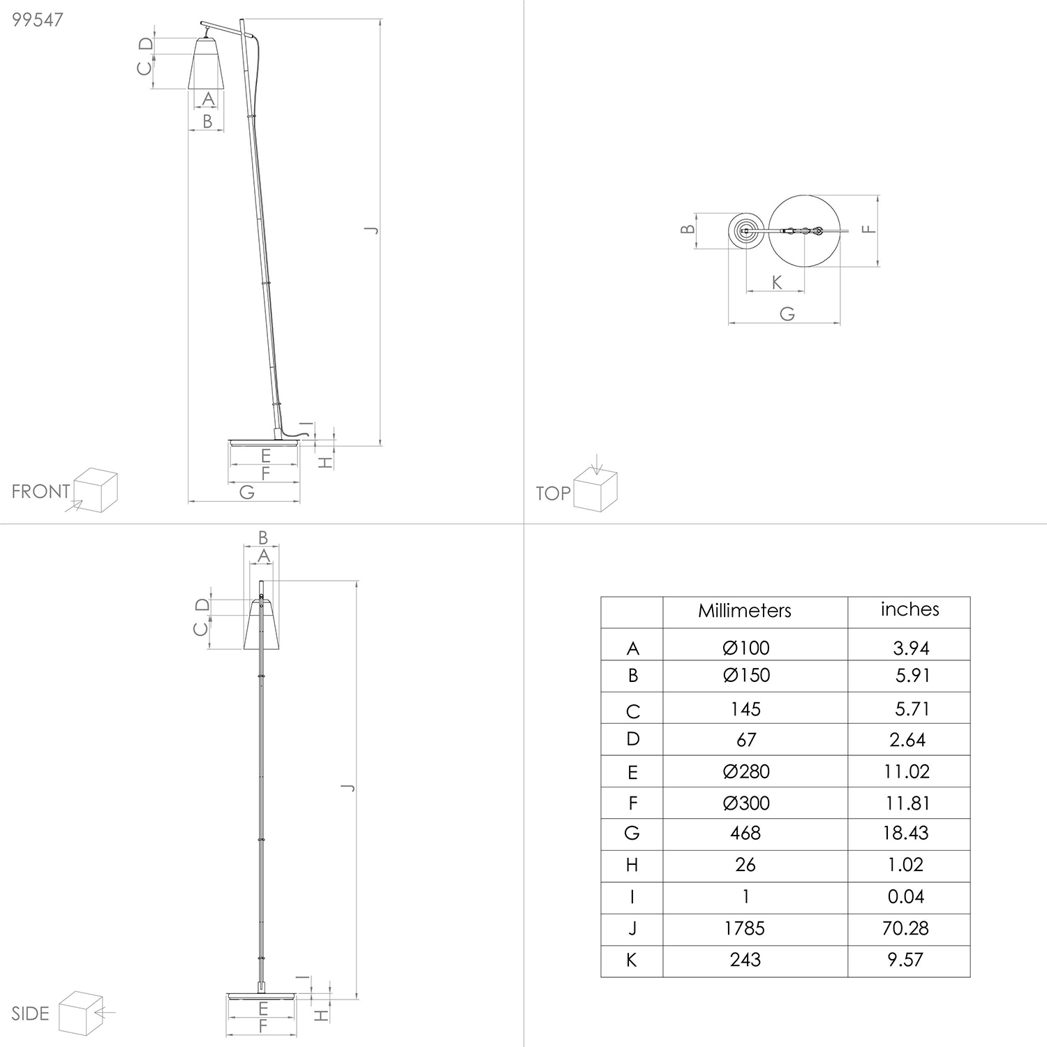 Stehleuchte CANTERRAS bei leitermann.de günstig kaufen Stehleuchte CANTERRAS