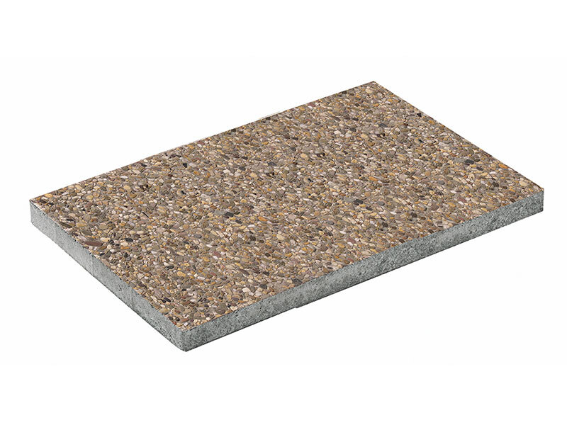 Waschbeton-Terrassenplatte