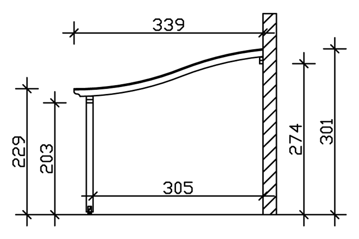 Terrassenüberdachung Venezia bei leitermann.de günstig kaufen Terrassenüberdachung Venezia