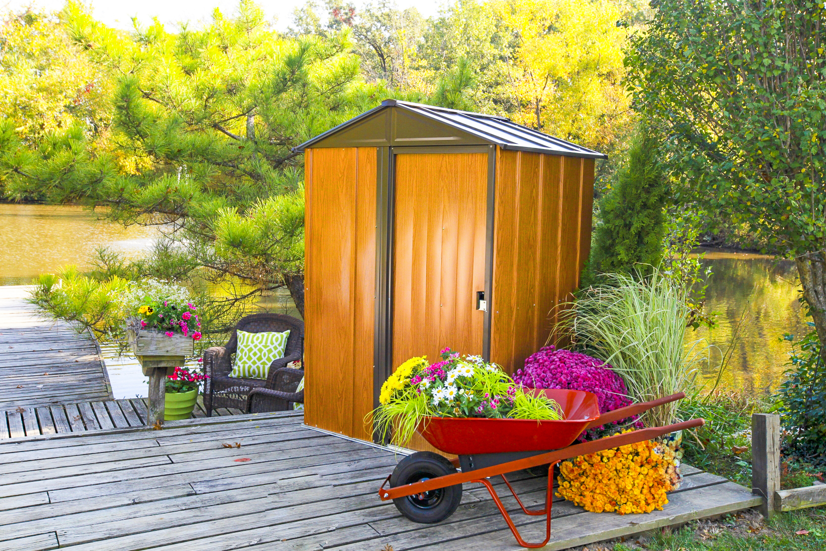 Metallgerätehaus bei leitermann.de günstig kaufen Metallgerätehaus