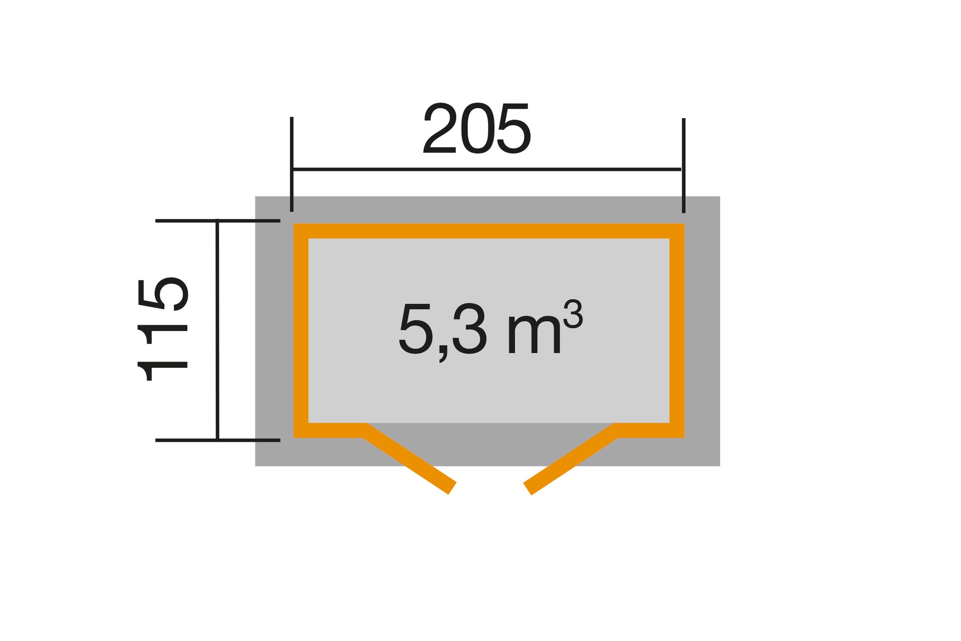 Gartenhaus 265, 21 mm, DT/4 Oberlichter
