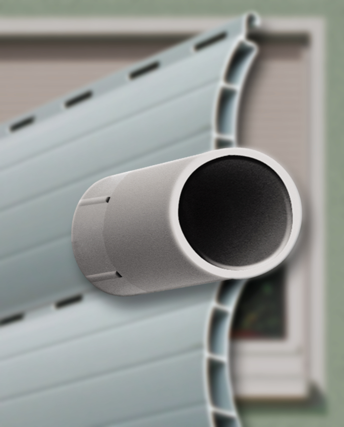 Rolladen-Anschlagstopfen, 20 x 40 mm, grau