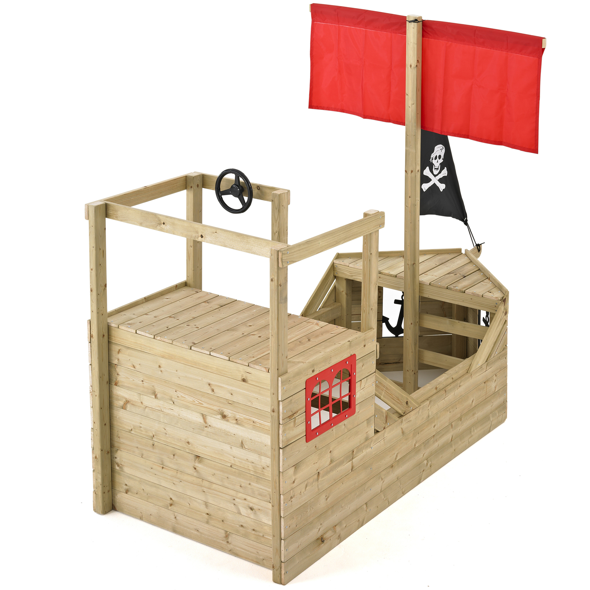 Piratenschiff Spielhaus Galleon bei leitermann.de günstig kaufen Piratenschiff Spielhaus Galleon