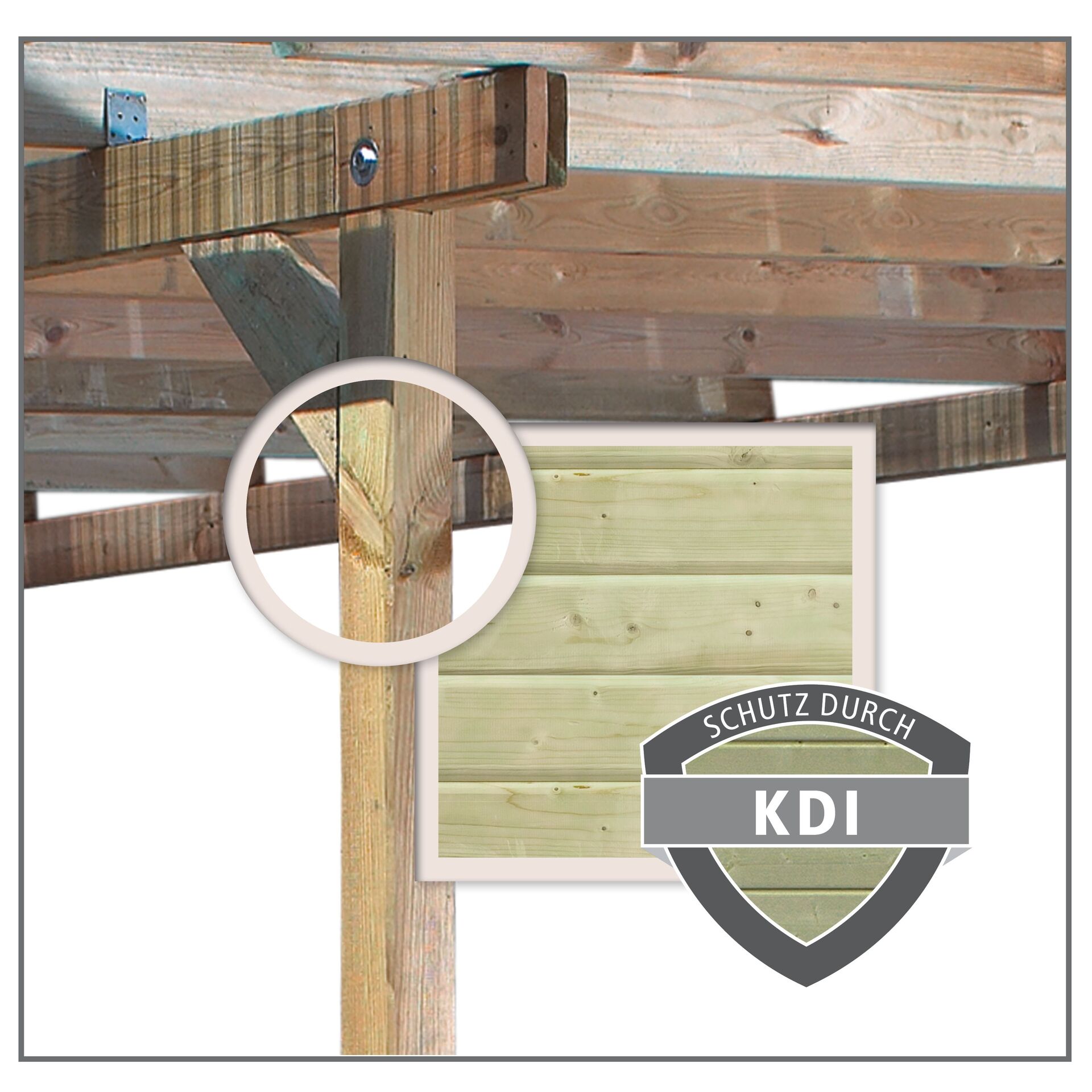 Doppelcarport Eco 2, 5,63x6,76x2,29m