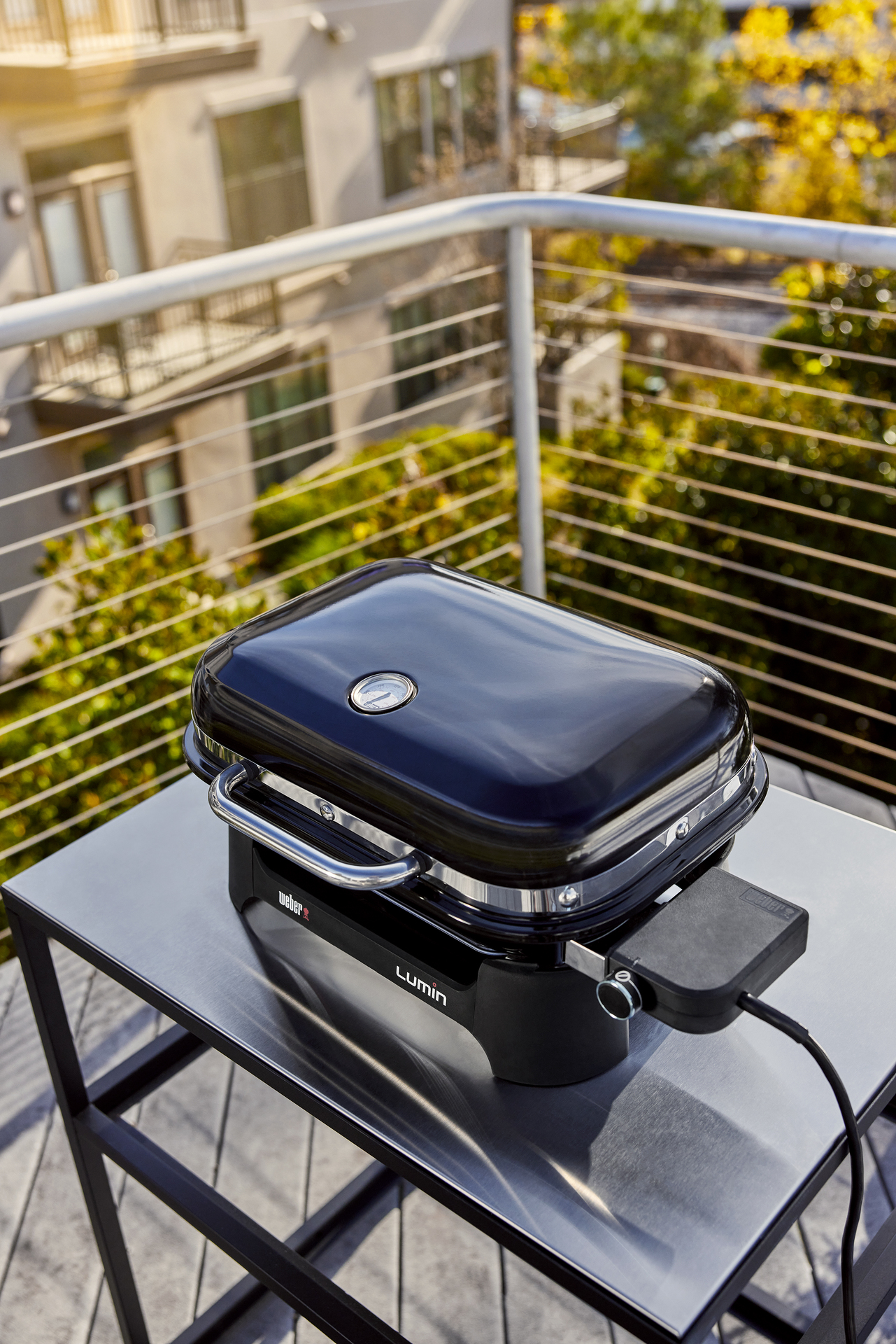 Lumin Compact Elektrogrill, schwarz
