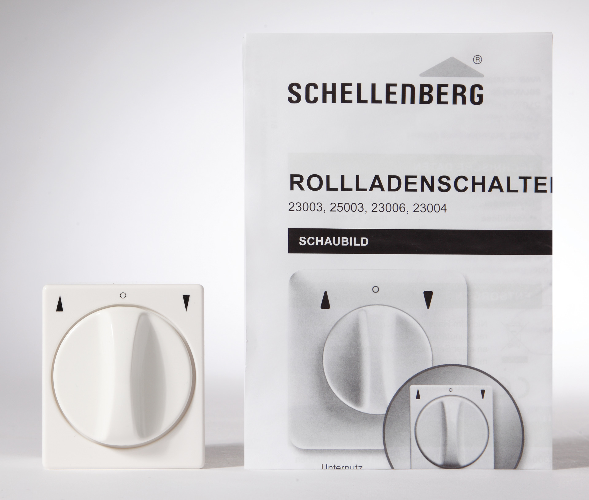 Rolladenschalter, weiß