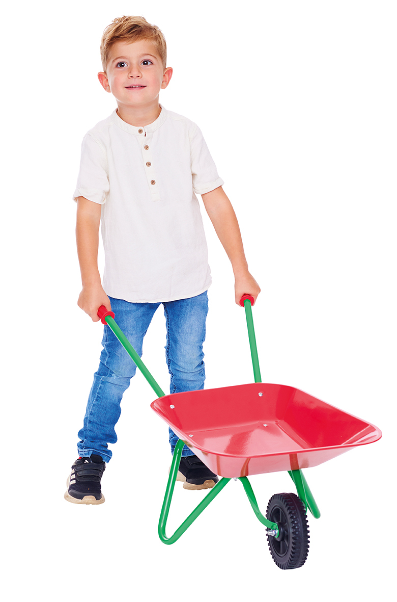 Schubkarre für Kinder aus Metall, bis 50kg