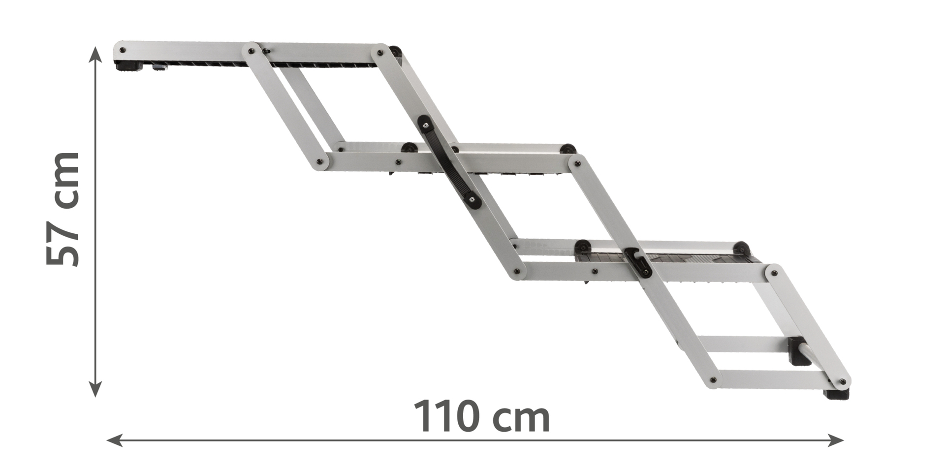 Falt-Treppe, Aluminium/TPR bei leitermann.de günstig kaufen Falt-Treppe, Aluminium/TPR