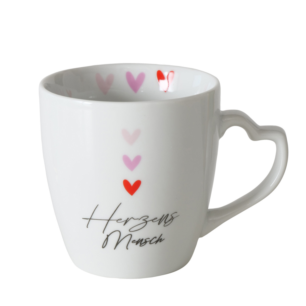 Jumbobecher Herzensmensch, 2-fach sortiert