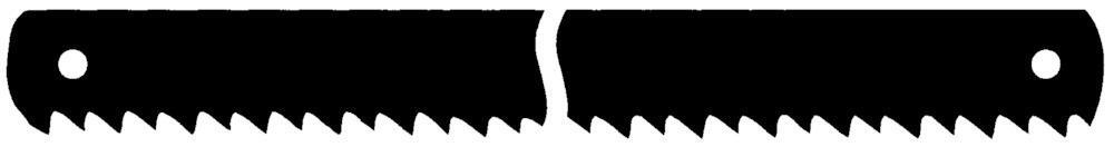 Metall-Feinsägeblatt Nr.320 150mm PUK