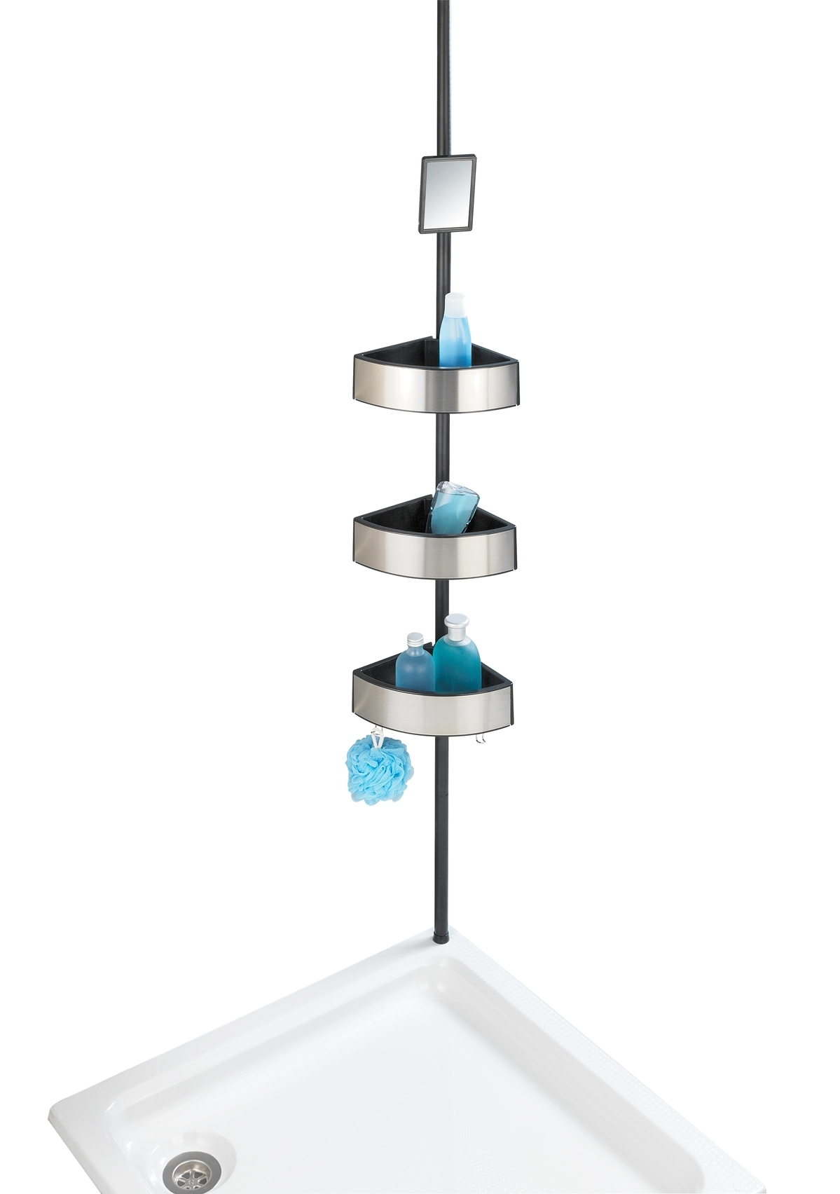 Teleskop Duschecke Premium Big black bei leitermann.de günstig kaufen Teleskop Duschecke Premium Big black