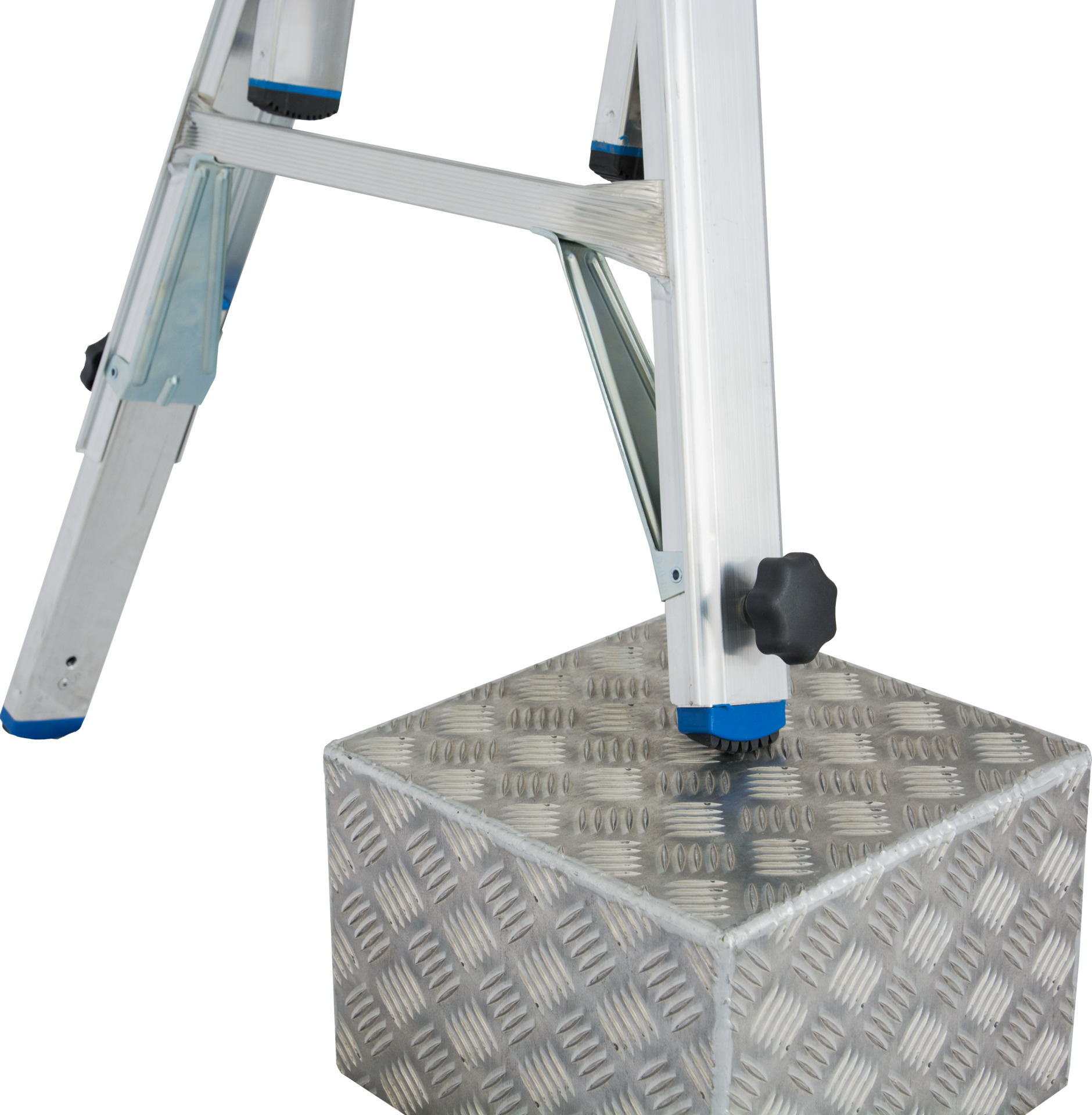 Gelenk-Teleskopleiter Stabilo mit Holmverlängerung bei leitermann.de günstig kaufen Gelenk-Teleskopleiter Stabilo mit Holmverlängerung