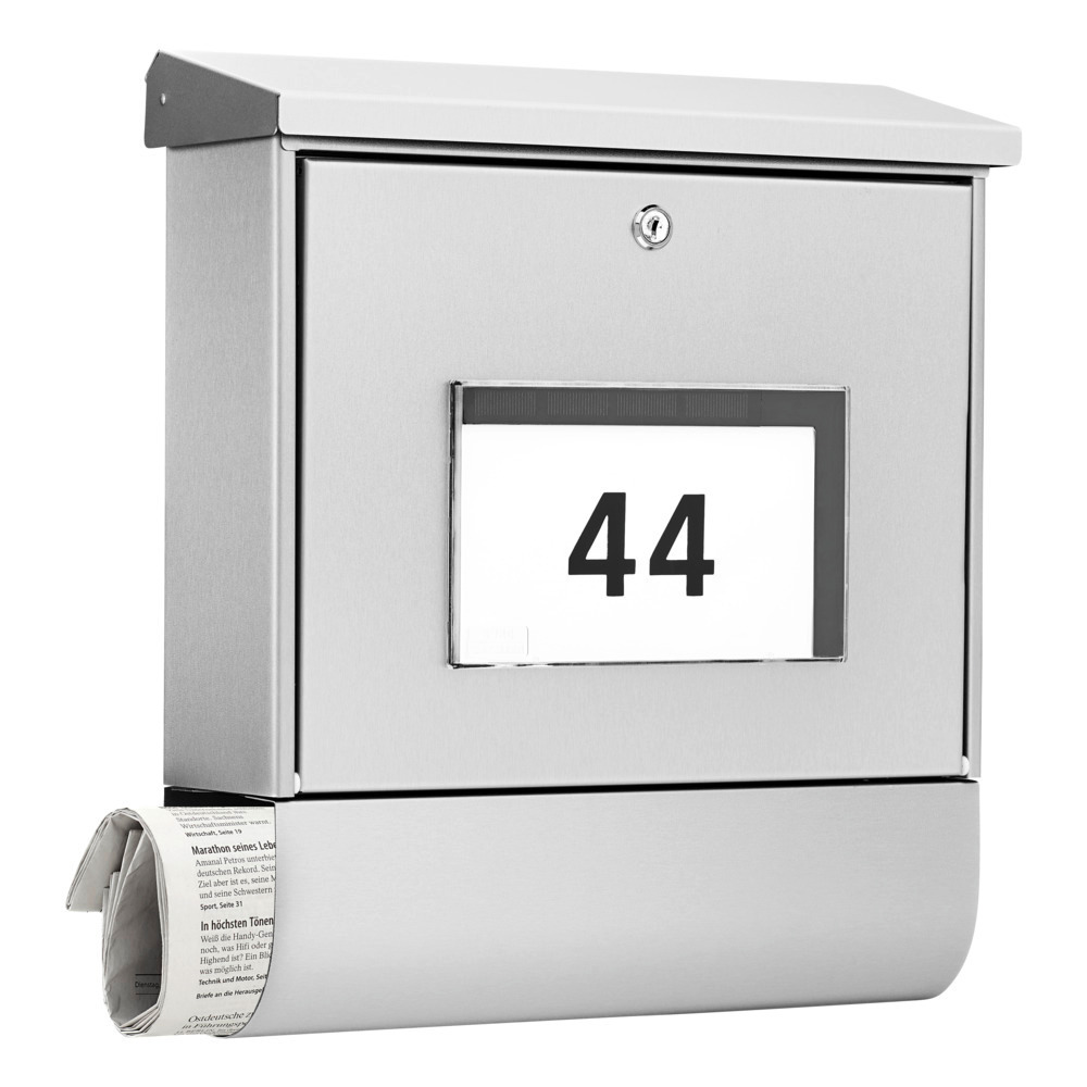 Edelstahl-Briefkasten Malaga 4400 bei leitermann.de günstig kaufen Edelstahl-Briefkasten Malaga 4400